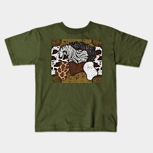 Exotic Animal Print collection Kids T-Shirt